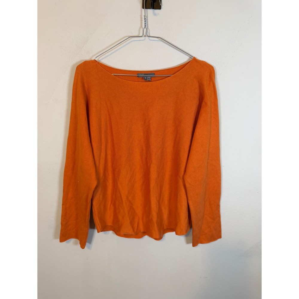Vince Womens Sweater Cashmere Blend Orange Size S - Picture 1 of 7